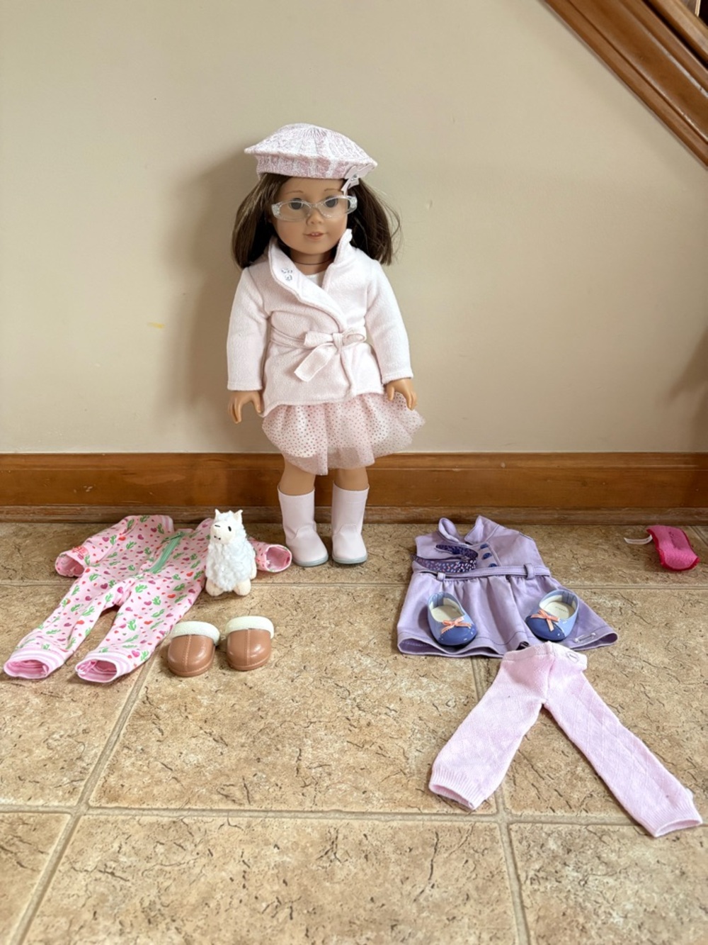 American Doll and Outfit Set